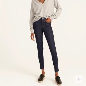 Jcrew 9in high rise toothpick jean